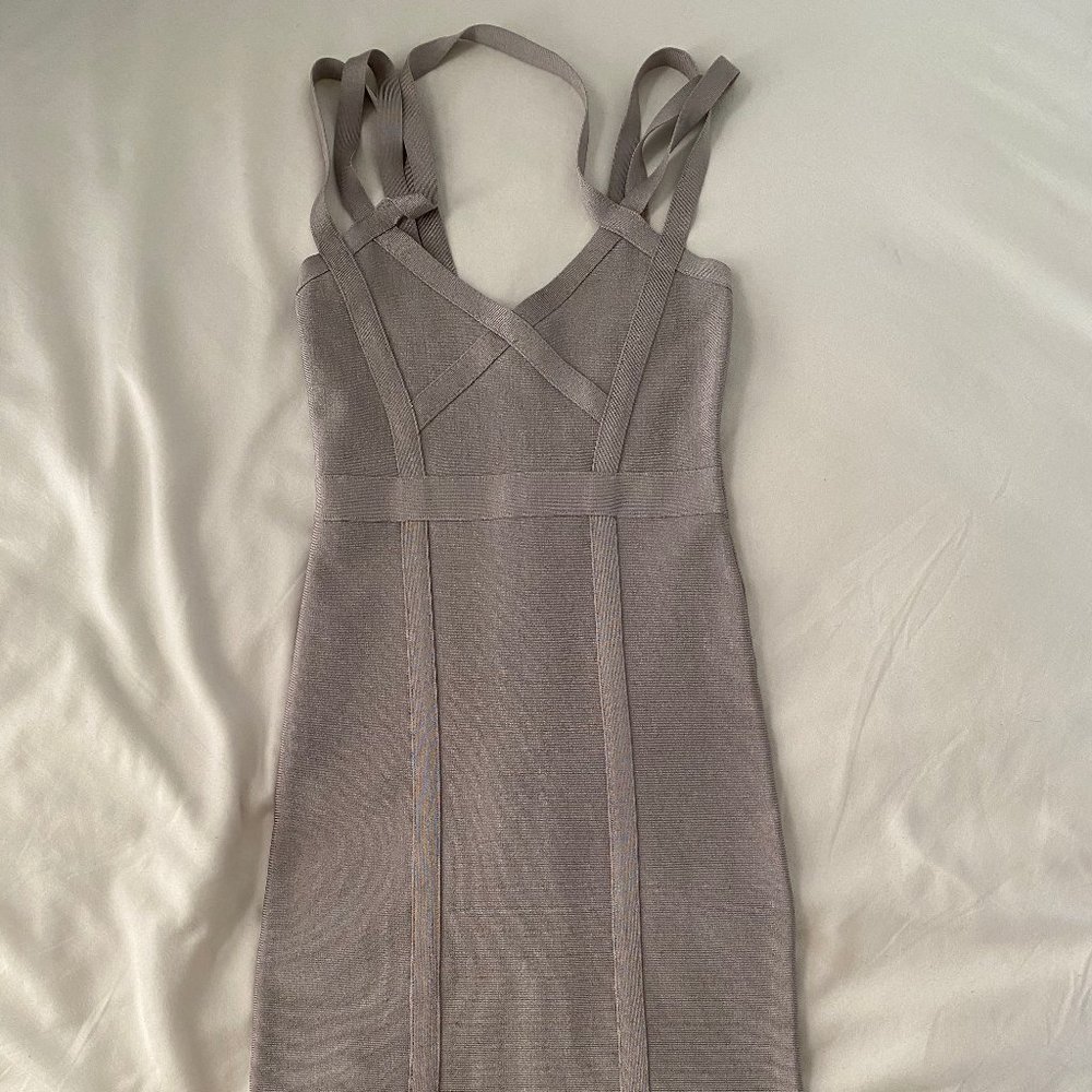 Silver Bandage Dress